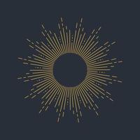 Sunburst-Symbol-Vektor-Illustration-Design vektor