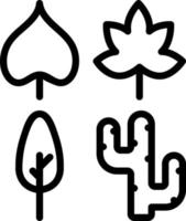 Liniensymbol für Arten vektor