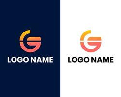 buchstabe g moderne logo-design-vorlage vektor