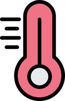 Thermometer-Vektor-Icon-Design-Illustration vektor