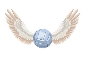 Volleyballsport Ballfliegen vektor