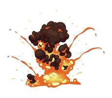 brand flamma explosion vektor