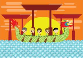 Dragon Boat Festival Vector Art