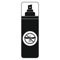 mygga spray svart enkel ikon vektor