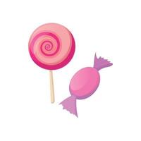 Süßigkeiten-Symbol, Cartoon-Stil vektor