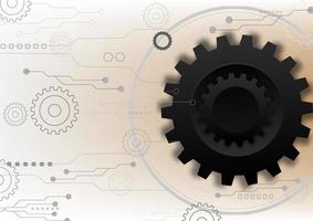 zahnräder mechanische hardware technologie engineering industrielle abstrakte hintergrundvektorillustration vektor