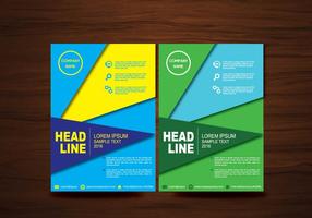 Vector Broschüre Flyer Design Layout-Vorlage im A4-Format