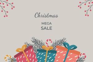 Weihnachts-Mega-Sale vektor