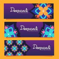 Deepavali Motive Banner vektor