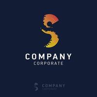 s företag logotyp design med besöker kort vektor