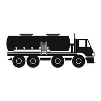 LKW mit Kraftstofftank-Symbol vektor