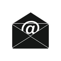 E-Mail-Symbol im einfachen Stil vektor