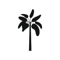 Palmensymbol im einfachen Stil vektor