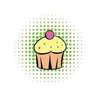 Cupcake-Comic-Symbol vektor