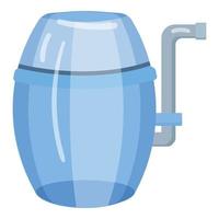 Wasserfilter-Symbol Cartoon-Vektor. Filtersystem vektor