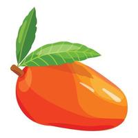 Reifer Mango-Symbol-Cartoon-Vektor. frisches Essen vektor