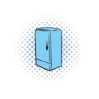blå kylskåp serier ikon vektor