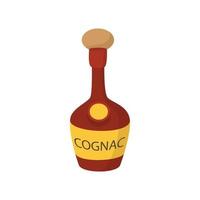 französische Cognac-Ikone, Cartoon-Stil vektor