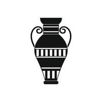 egyptisk vas ikon, enkel stil vektor