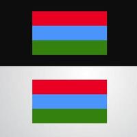 Karelien-Flaggen-Banner-Design vektor