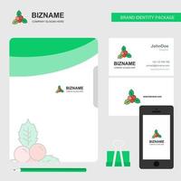 Socken Business Logo File Cover Visitenkarte und mobile App Design Vector Illustration