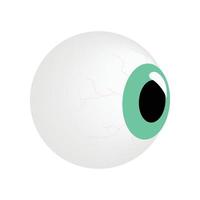 eyeball isometrisk 3d ikon vektor