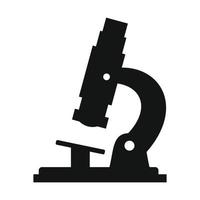 mikroskop modern enkel ikon vektor