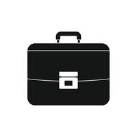 Business-Aktenkoffer-Symbol, einfacher Stil vektor