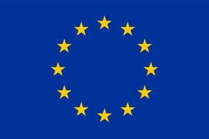 Flagge Europas vektor