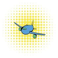 Flugzeugsymbol, Comic-Stil vektor
