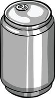 Metall-Aluminium-Dosen-Illustration vektor
