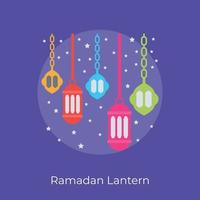 trendige ramadan-laterne vektor