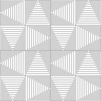 schwarz-weißer Umriss abstrakte nahtlose geometrische Hintergrundmuster vektor