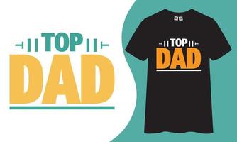 topp pappa t-shirt design, pappa t-shirt vektor