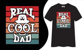 Papa Typografie cooles Vektor-T-Shirt-Design. vektor