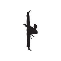 taekwondo vektor ikon design