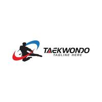 Taekwondo-Vektor-Icon-Design vektor