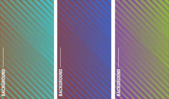 Vektorillustration eines abstrakten Musterhintergrunds in hellen Farben mit einer Linienverlaufsstruktur für ein minimales dynamisches Cover-Design. Vorlagen, Plakate Plakate. eps10-Vektorillustration vektor