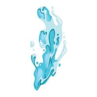 Wasser reines Blau vektor