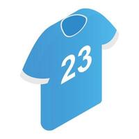 das Sport-T-Shirt mit der Nummer 23 vektor