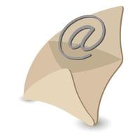 E-Mail-Cartoon-Symbol vektor