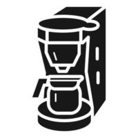 Symbol für automatische Kaffeemaschine, einfacher Stil vektor