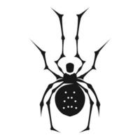 Phobie-Spinnen-Symbol, einfacher Stil vektor