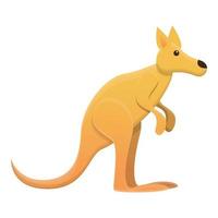 Känguru-Symbol, Cartoon-Stil vektor