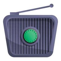 Retro-Radio-Symbol, Cartoon-Stil vektor