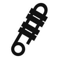 Kletterwerkzeug-Symbol schützen, einfacher Stil vektor