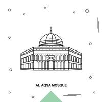 al aqsa-moskén vektor