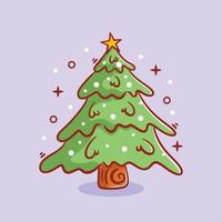 tannenbaumdesign für weihnachten vektor