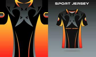 tshirt sporter abstrac textur footbal design för tävlings fotboll gaming cross gaming cykling vektor