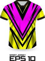 tävlings jersey skjorta design begrepp för sporter team enhetlig vektor